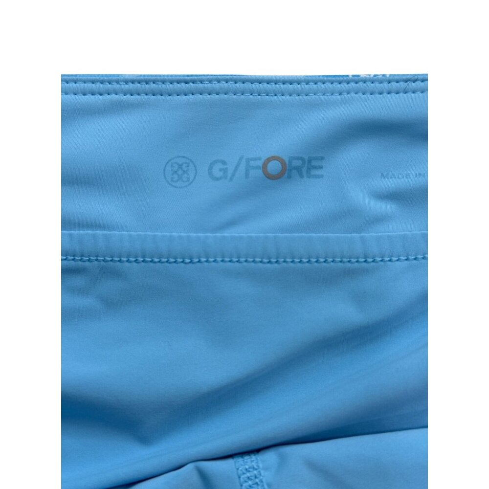 G/Fore G4 Womens Golf Skort Camo Skulls Tees Print Blue Nylon Size L - Picture 3 of 6